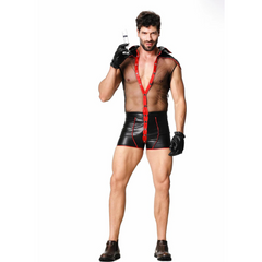 Devil's Play Fiery Mesh Costume