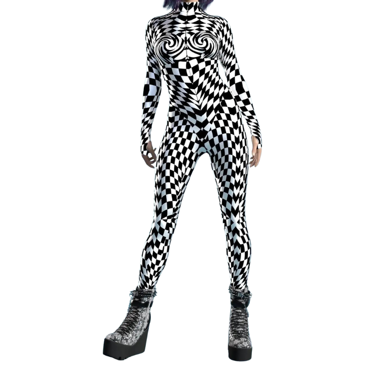 Dotty Delight Adult Cosplay Jumpsuit