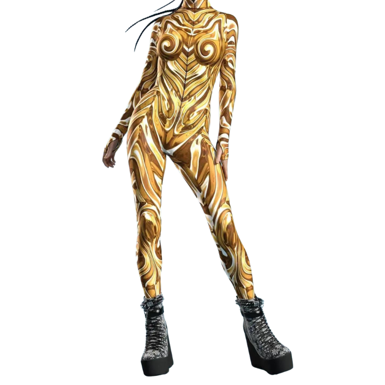 Dotty Delight Adult Cosplay Jumpsuit