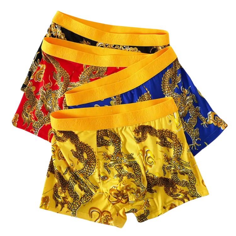 Dragon Daddy Bold Print Men’s Boxer Shorts