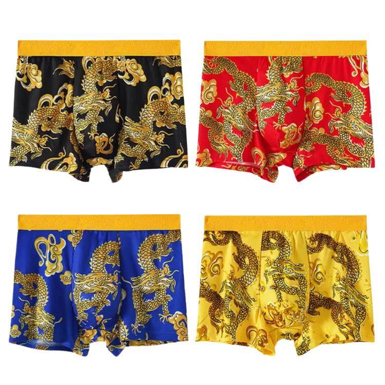 Dragon Daddy Bold Print Men’s Boxer Shorts