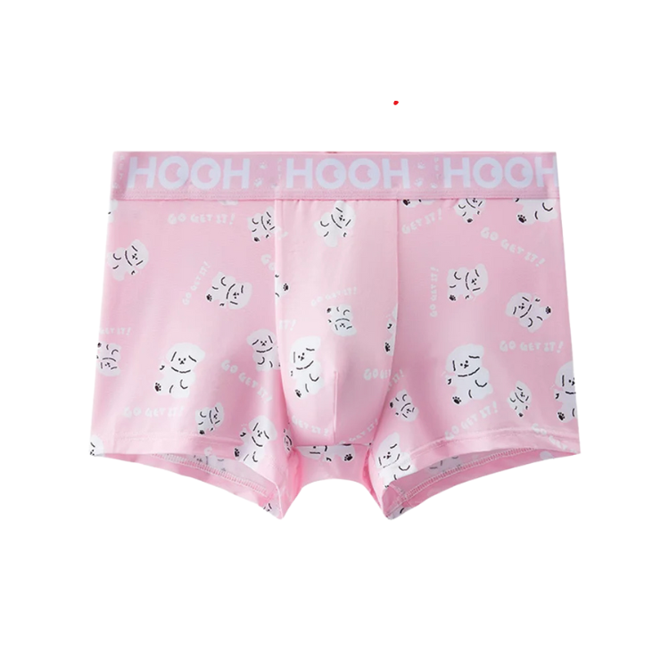 Dreaming In Pink Cartoon Boxers