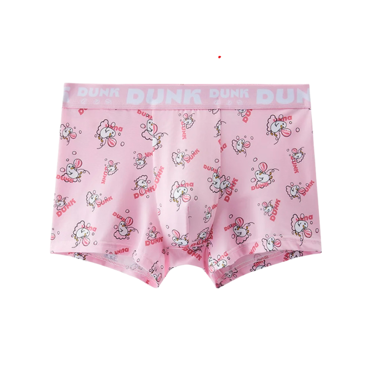 Dreaming In Pink Cartoon Boxers