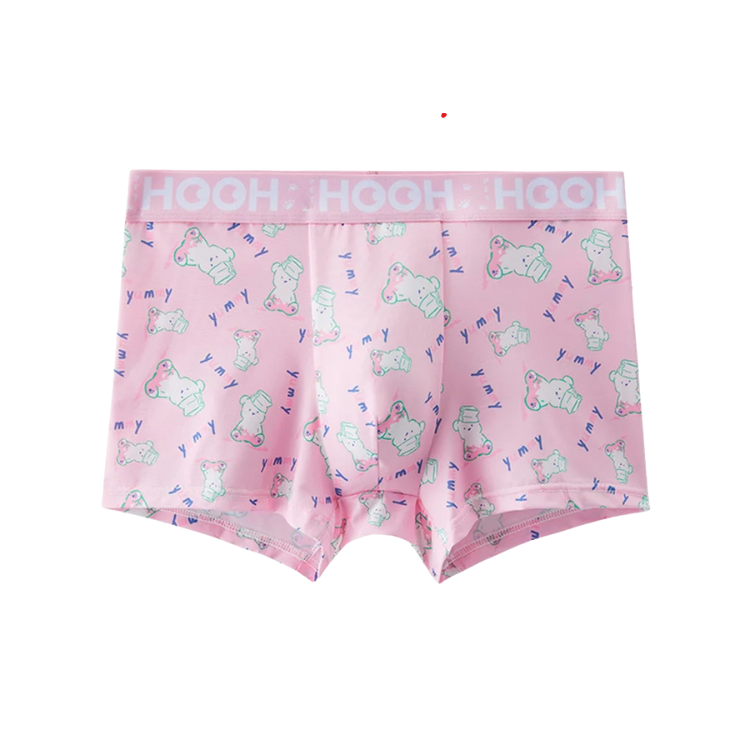 Dreaming In Pink Cartoon Boxers