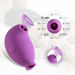 Dual Delight Clit & Nipple Penguin Play Wand