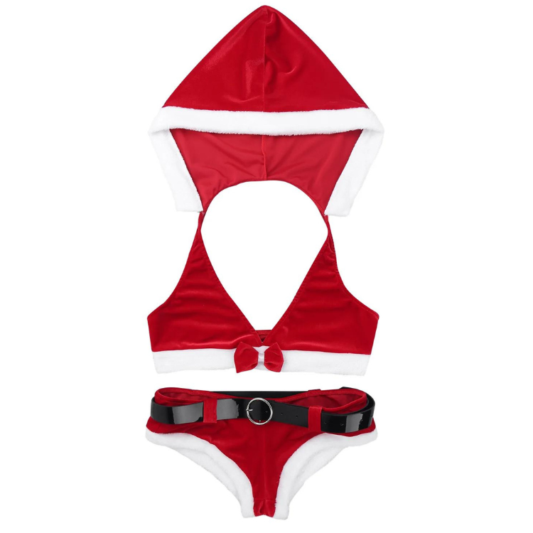 Exotic Mrs. Claus Christmas Fantasy Outfit