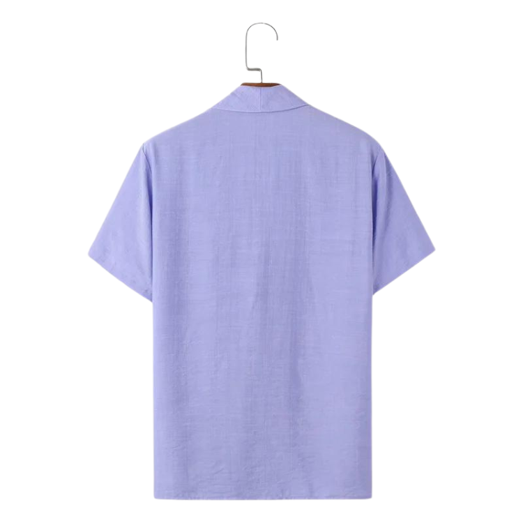 Fabulous Lapel Short Sleeve Summer Shirt
