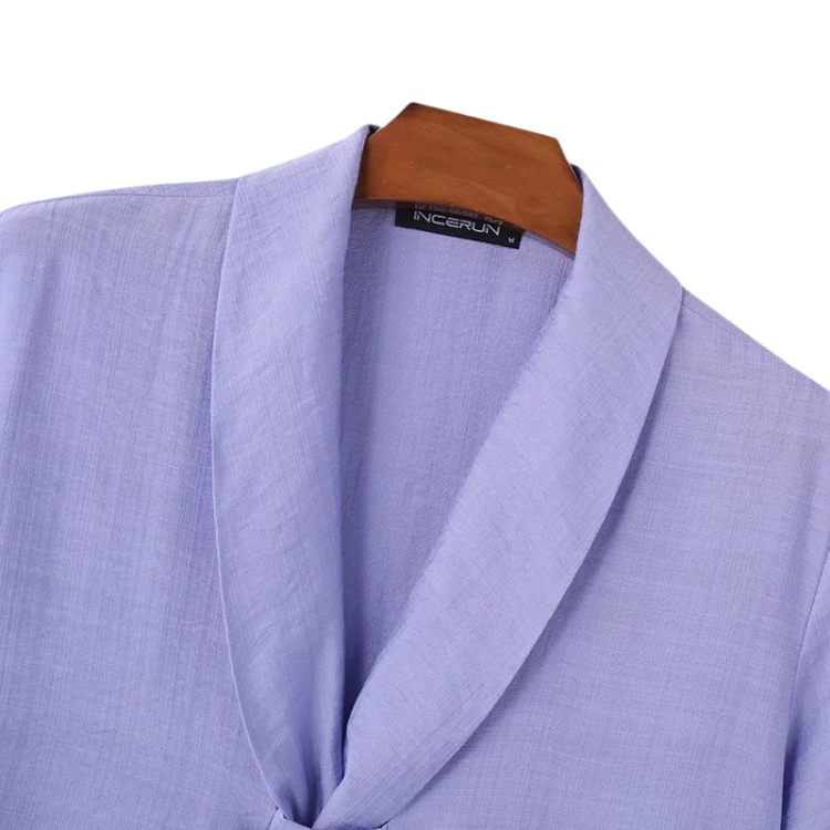 Fabulous Lapel Short Sleeve Summer Shirt