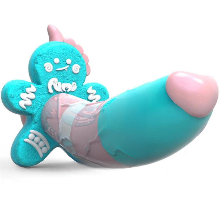 Fantasy Delight Colorful Monster Dildo