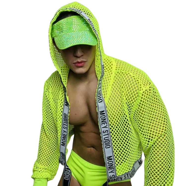 Fluorescent Sexy Hood Gogo Set
