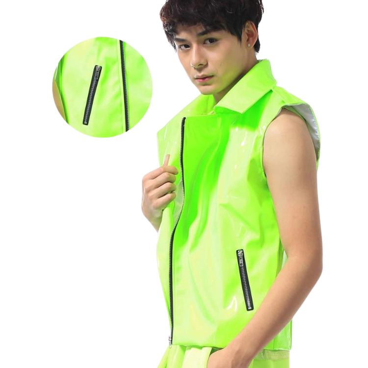Fluoro Green Nightclub Gogo Vest