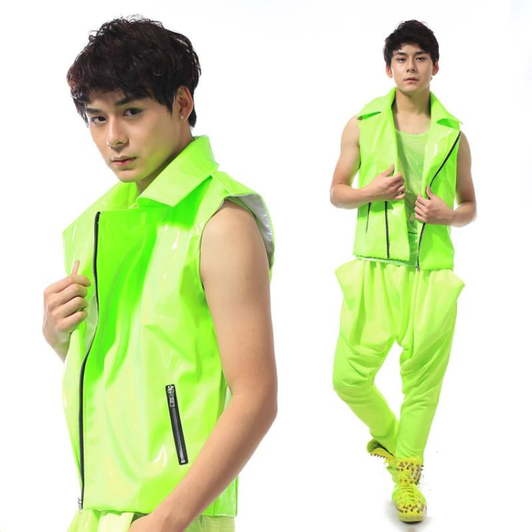 Fluoro Green Nightclub Gogo Vest