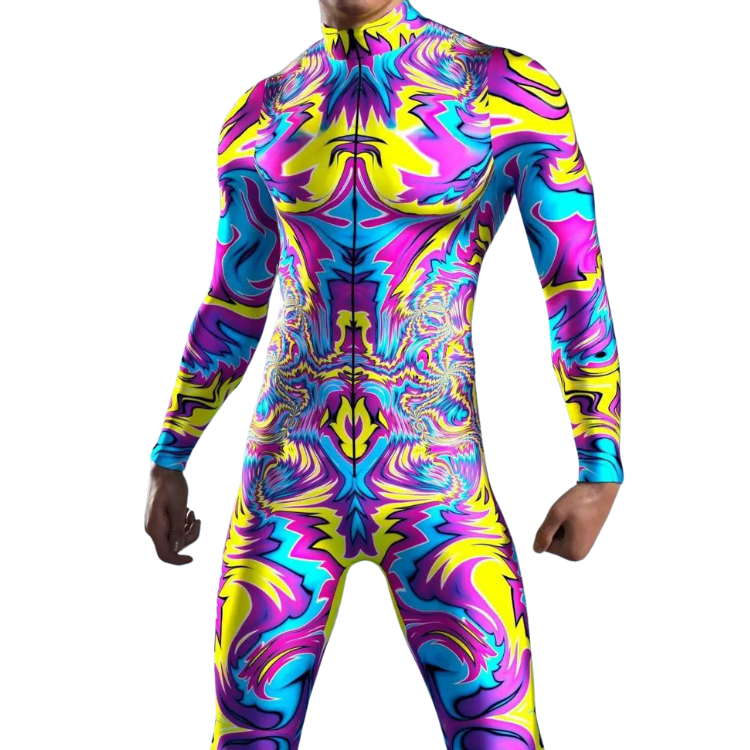 Full Body Colorburst Zentai Suit