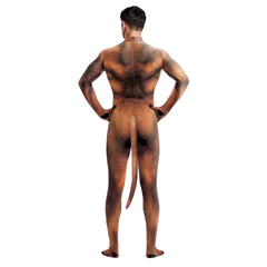 Furry Zentai Body Suit With Tail