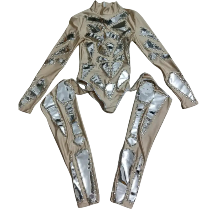 Future-Femme Silver Nights Rave Costume
