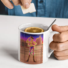 Gay Cowboy At Sunset Mug