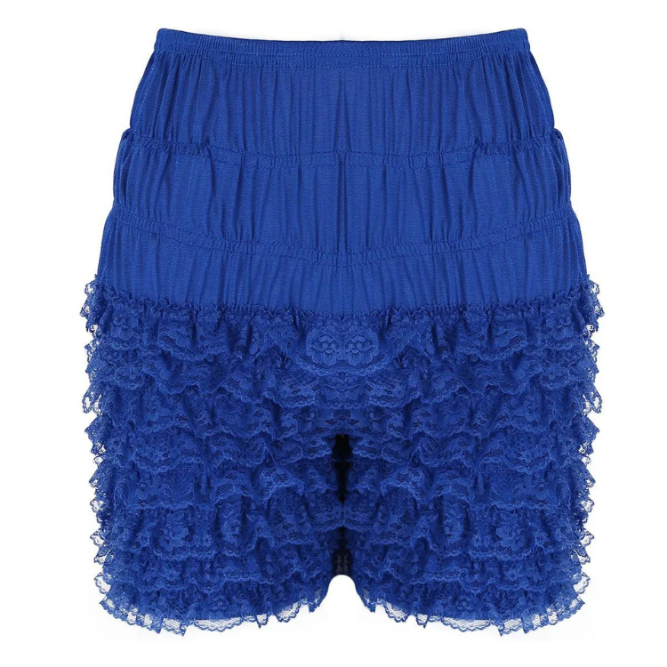 Genderfluid Layered Frilly Lace Bloomer Shorts
