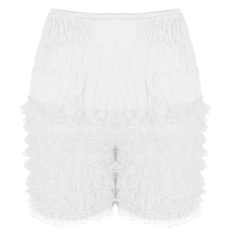 Genderfluid Layered Frilly Lace Bloomer Shorts