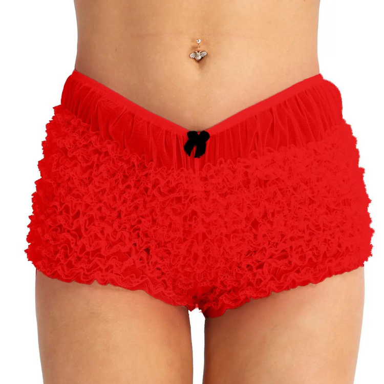 Genderfluid Layered Frilly Lace Bloomer Shorts