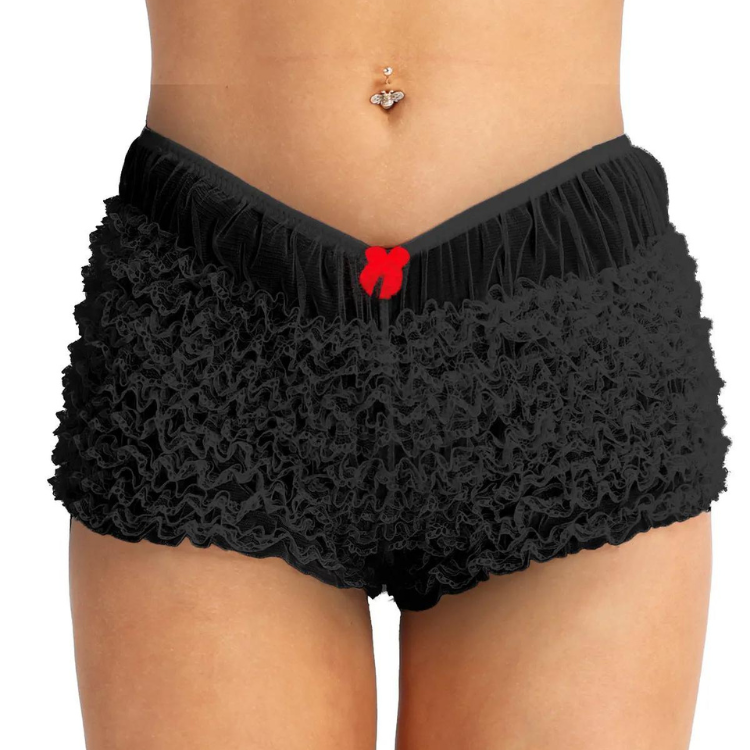 Genderfluid Layered Frilly Lace Bloomer Shorts