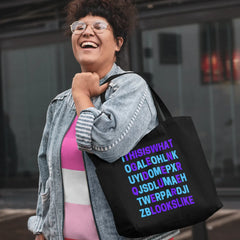 This Is What Genderqueer Looks Like Large Organic Tote Bag