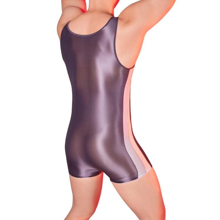 Glossy Transparent Wrestling Fantasy Bodysuit
