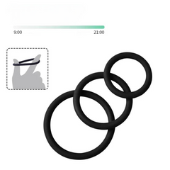 GlowStretch Luminous Penis Ring Trio