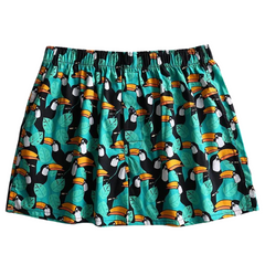 Green Toucan Graphic Boxers