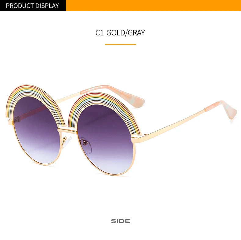Rainbow Round Sunglasses