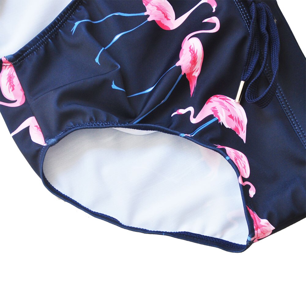 Flamingo Print Swim Briefs