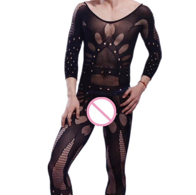 Own Your Sissy Fishnet Lingerie For Men