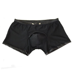 Men's Leather Detachable Boxers