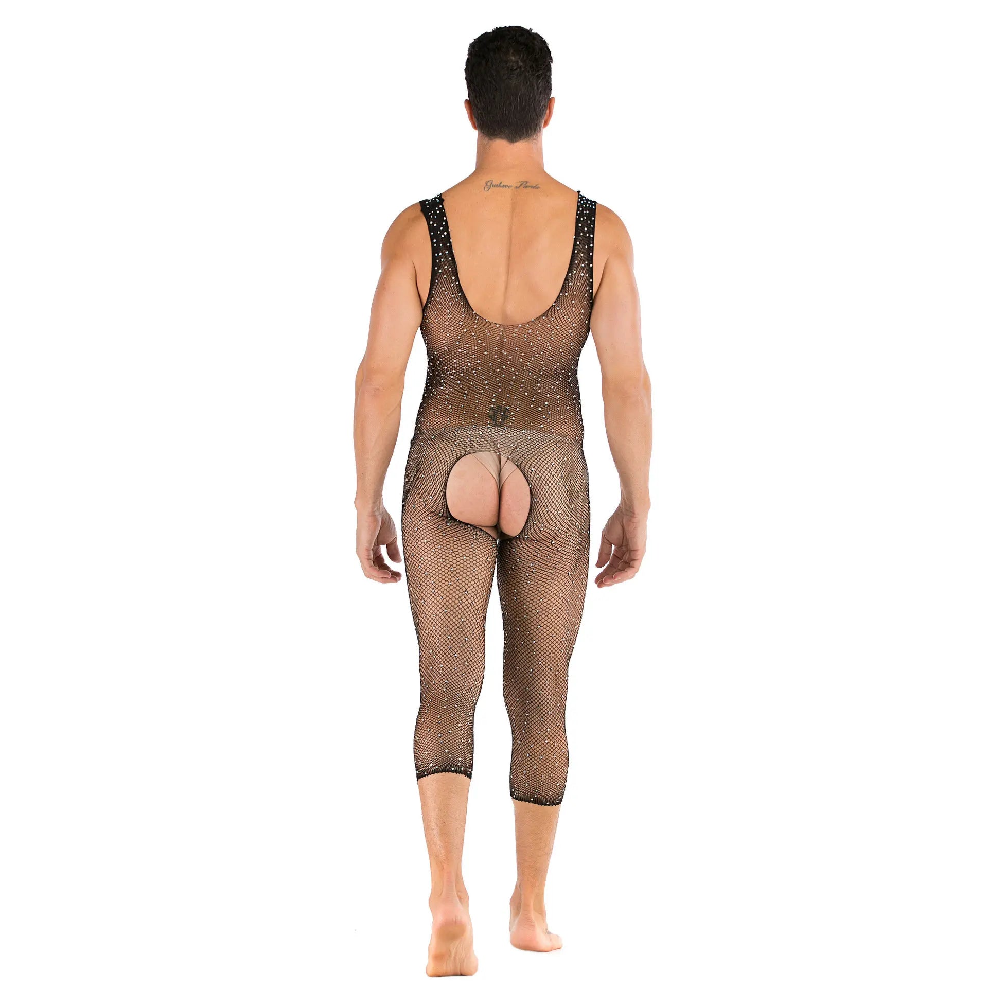 Hollow Temptation Men's Fishnet Pantyhose