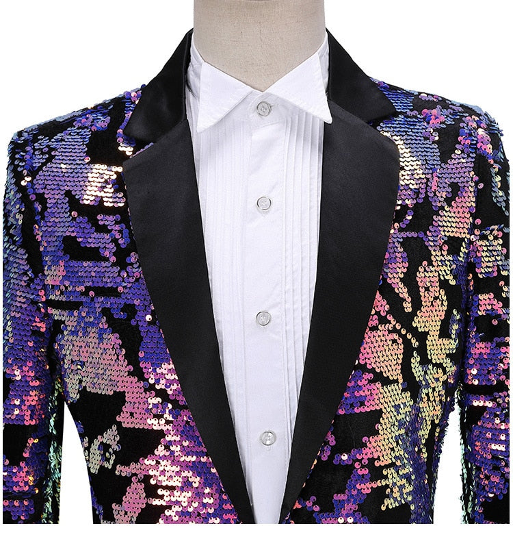 Fabulous Shimmer Sequined Blazer