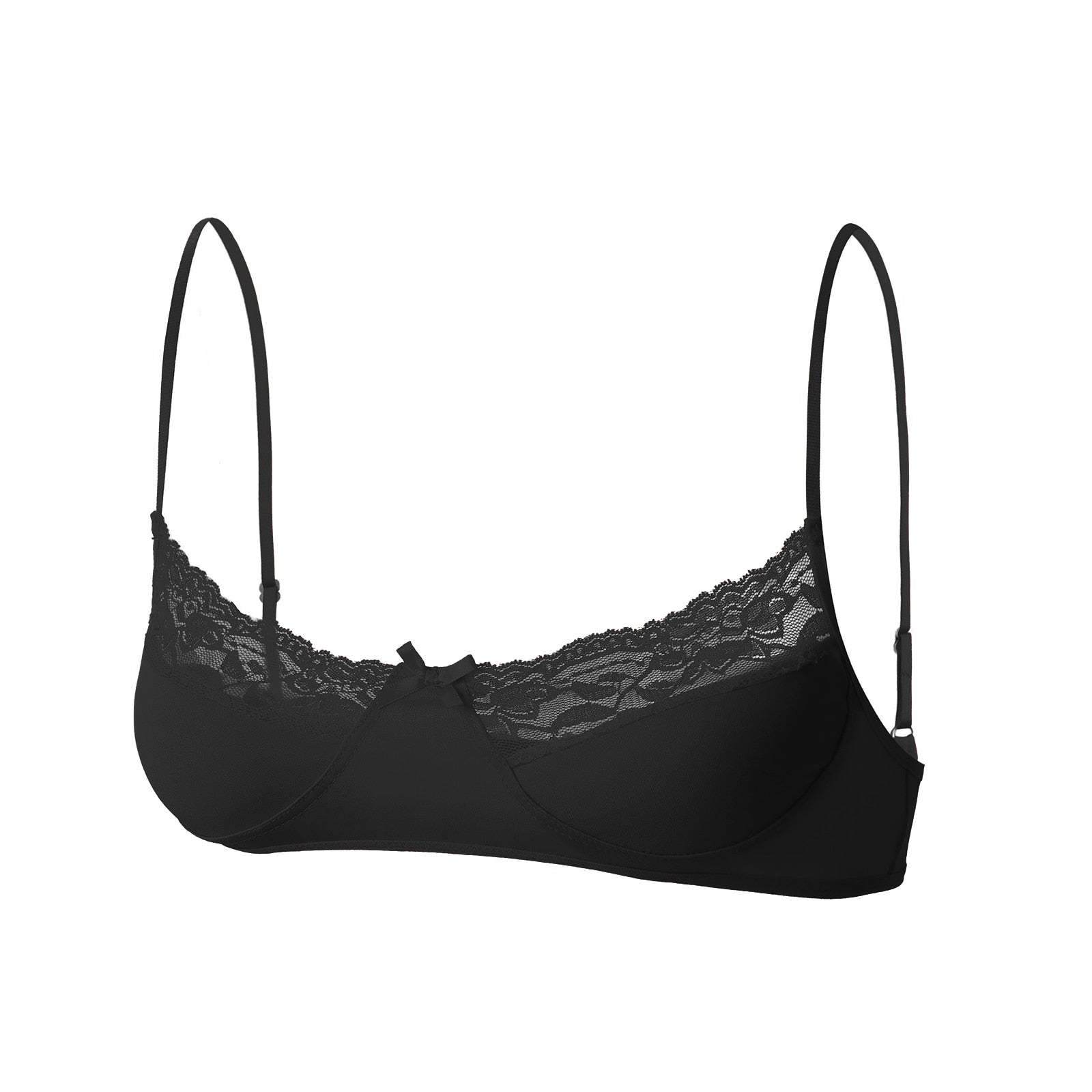 Sexy Men's Lace Trim Lingerie Set