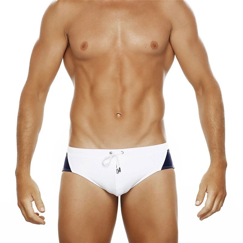 Summer Colorblock Fashion Swim Briefs