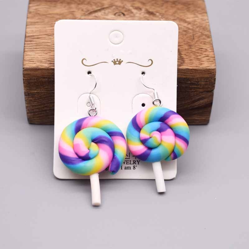 Colourful Lollipop Earrings