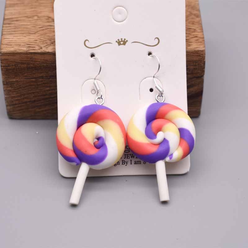 Colourful Lollipop Earrings