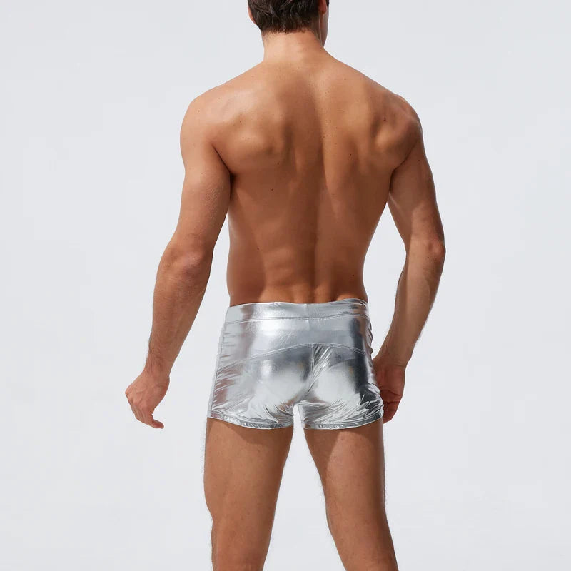 AquaStride Men's Beach Boxer Swim Trunks