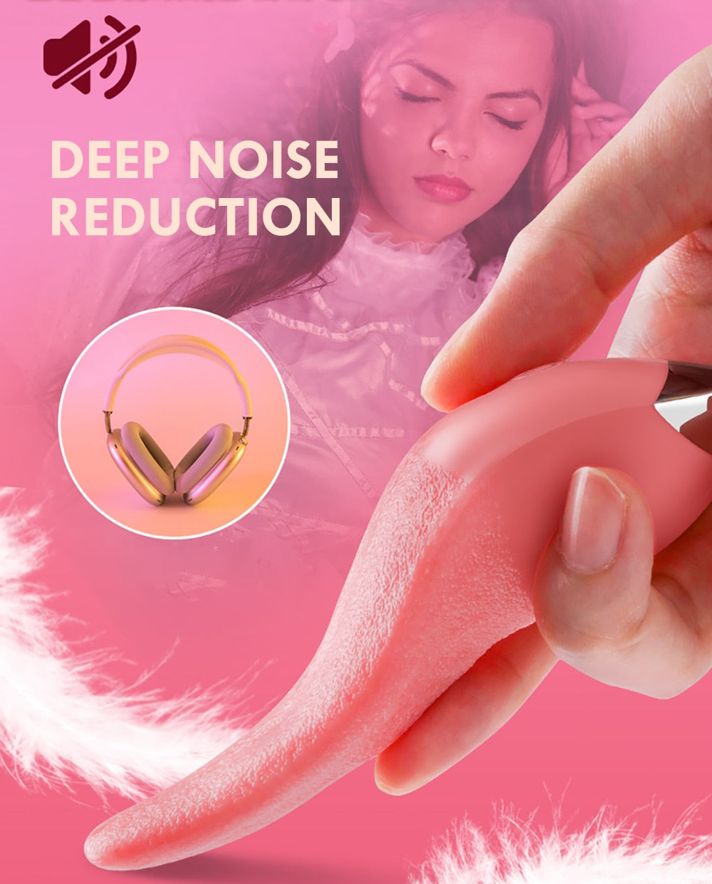 Soft Tongue Licking Vibrator