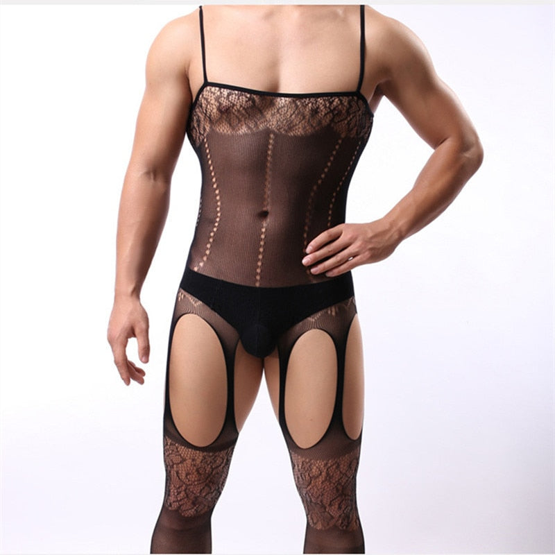 Own Your Sissy Fishnet Lingerie For Men