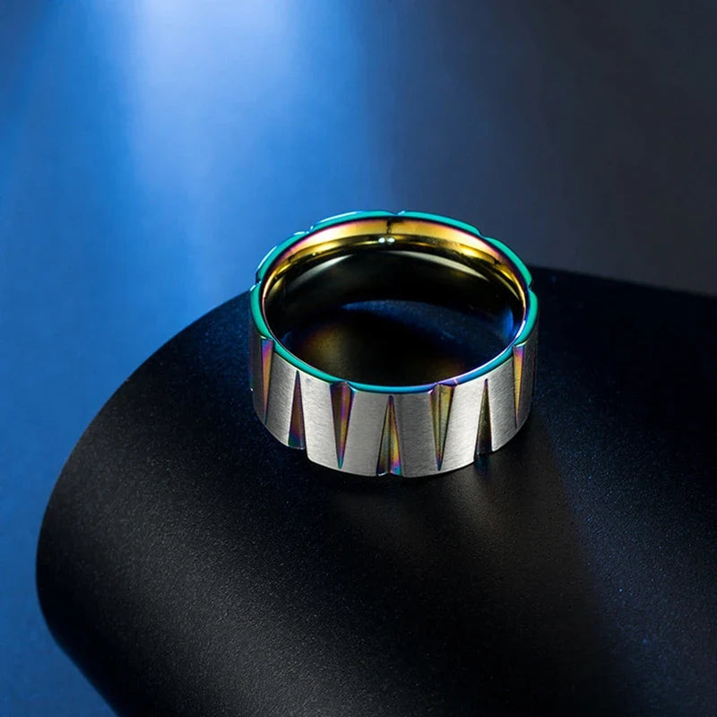 Carbide Titanium Triangle Groove Ring