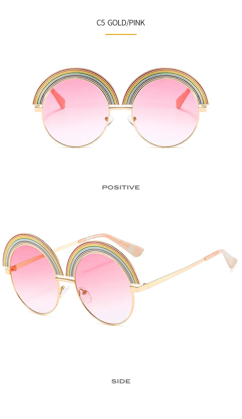 Rainbow Round Sunglasses