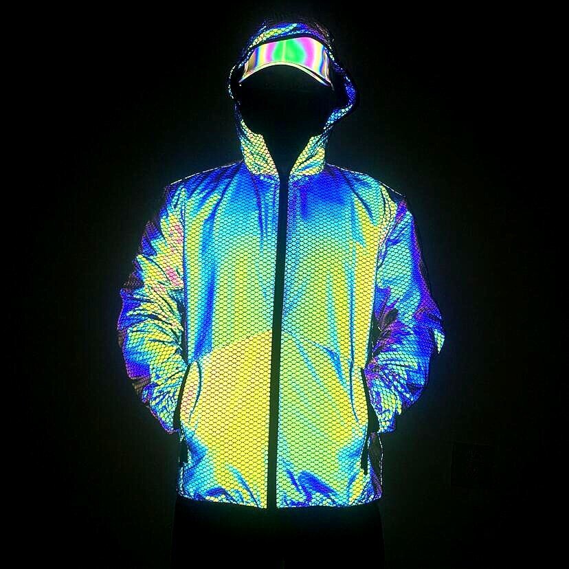 Rave Radiance Reflective Hooded Jacket