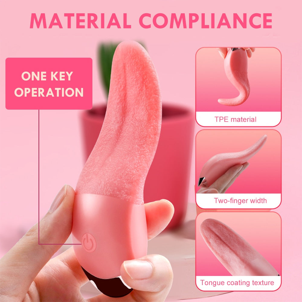 Soft Tongue Licking Vibrator