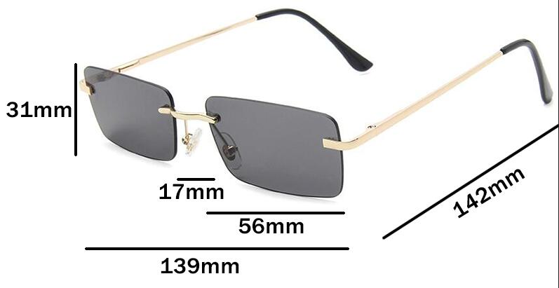 Shady Vitality Rimless Sunglasses