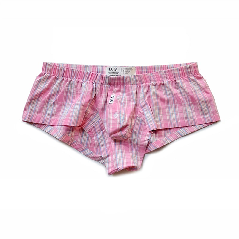 D.M. Plaid Mens Boxers