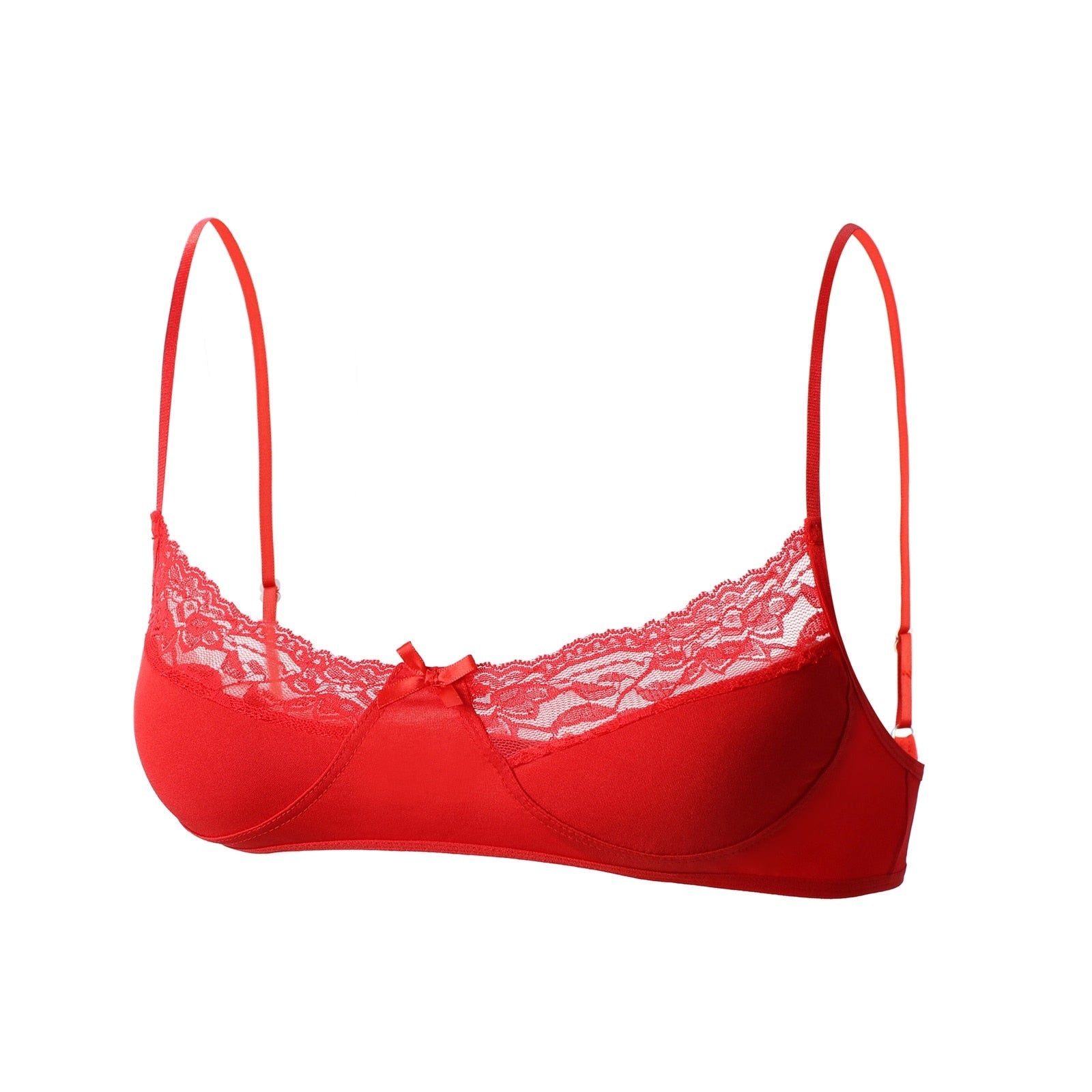 Sexy Men's Lace Trim Lingerie Set