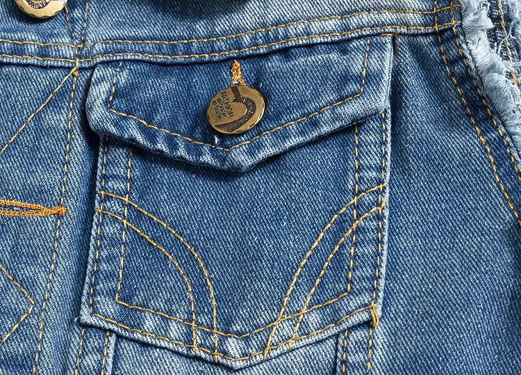 Rebel Hue Denim Vest