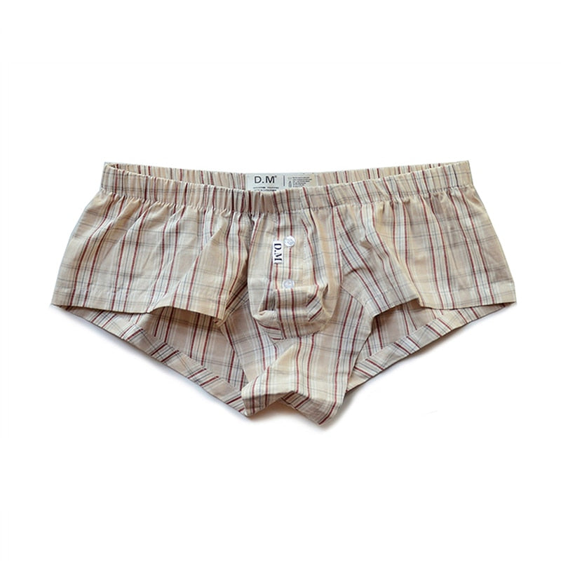 D.M. Plaid Mens Boxers